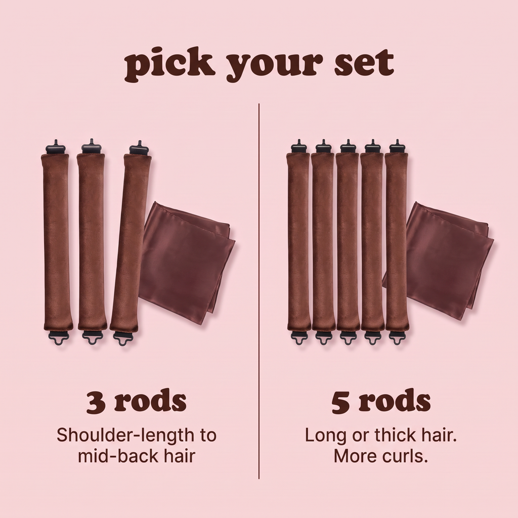 Pick your set: 3 rods or 5 rods